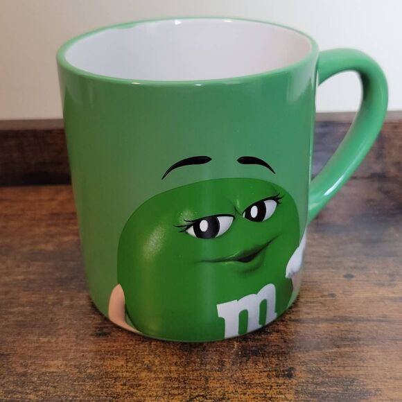 2020 M&M'S MS GREEN CHARACTER LIMITED EDITION COLLECTIBLE 12 oz CERAMIC MUG Eat - Picture 1 of 4
